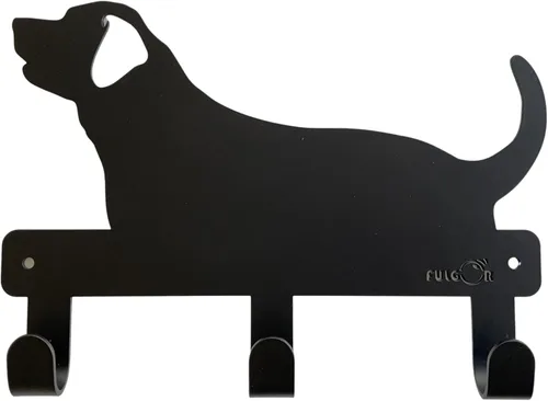 Vista 5 de Fulgor Gancho de pared de metal para decoración de cachorro, perro y gato (gato grande)