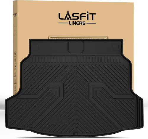 Vista 60 de LASFIT Alfombrillas para Freightliner Cascadia 2008-2017, protección para todo tipo de clima, revestimientos de automóvil de elastómero
