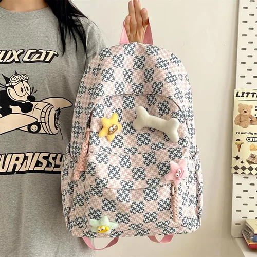 Vista 8 de Backpack For Women School Bag With Comfortable Strap Large Capacity Casual Daypack Book Bag