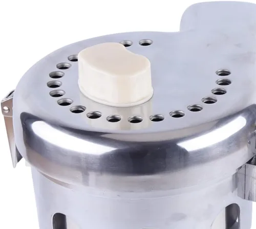 Vista 4 de Extractor de jugo comercial Frutas y verduras Juicer centrífugo resistente de acero inoxidable para frutas y verduras