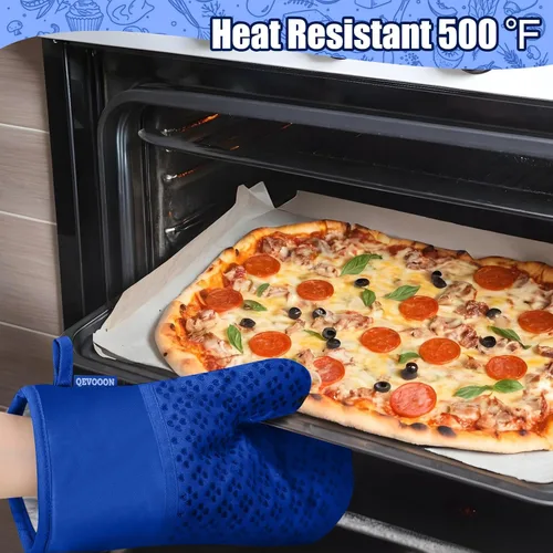 Vista 6 de Juego de paños de cocina y paños de cocina con guantes de horno, paños de cocina 100% algodón para cocina, manoplas de horno resistentes al calor