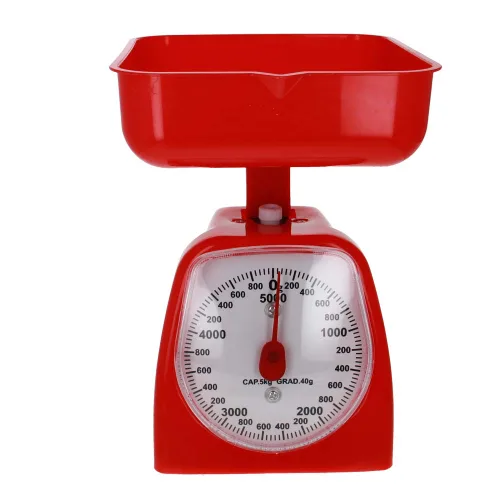 Bettomshin Báscula mecánica de cocina - Báscula de alimentos dietéticos - con medidas de libras y kilogramos - Rango de medición 176.37 oz Precisión