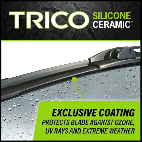 Vista 5 de TRICO Silicone Ceramic™ (90-140) Escobillas limpiaparabrisas de repuesto automotrices de 14 pulgadas para mi coche, hoja tipo viga súper premium