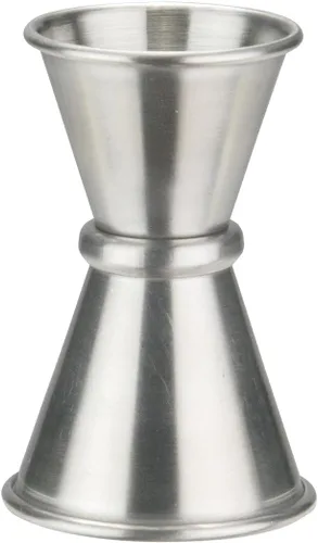 Vista 2 de WINCO Jigger de estilo japonés, plateado