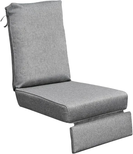 Vista 9 de Skypatio Cojín reclinable para todo tipo de clima, cojín impermeable de repuesto para silla de patio (marrón)