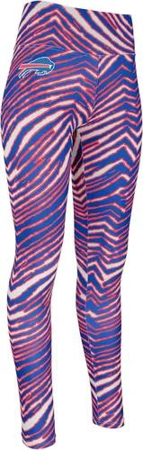 Vista 117 de Zubaz NFL Mallas para mujer de longitud completa de cintura alta básica 1.0