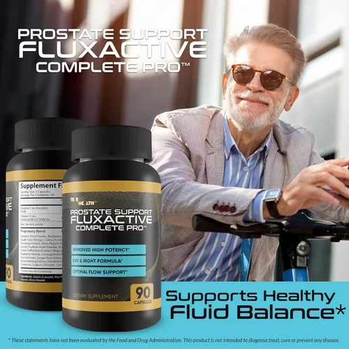 Vista 5 de Prostate Support Fluxactive Complete Pro - Fórmula de próstata premium con Panax Ginseng - Promueve la salud de la próstata T para la salud