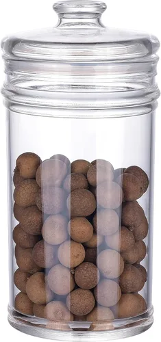 Vista 11 de Frasco de Almacenamiento de Acrílico Pequeño de 13.5 oz, Tapa Hermética con Anillo de Sellado de Silicona, Recipiente Contenedor Ideal para Azúcar