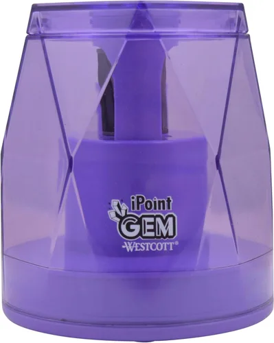 Vista 9 de Westcott iPoint® GEM - Sacapuntas con batería, color azul (00529)