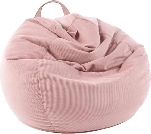 Vista 31 de LPMOERA - Funda de silla tipo puf para almacenamiento de peluches (sin relleno), puf suave y rellenable para organizar juguetes de peluche o espuma