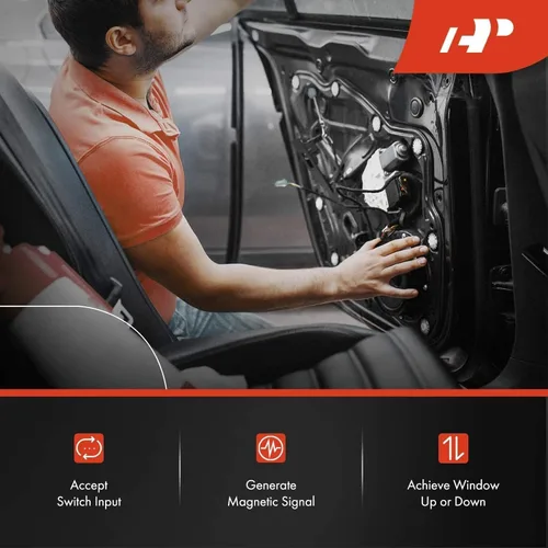 Vista 5 de Motor de elevación de ventana A-Premium (6 pines) Compatible con modelos Toyota y Scion y Pontiac - Camry, RAV4, Corolla, Prius, Tacoma, Highlander