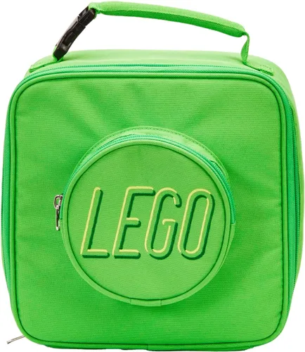 Vista 39 de Bolsa de almuerzo LEGO, duradera y aislada, con bolsillo de malla y compartimento con cremallera, perfecta para comidas sobre la marcha, negra