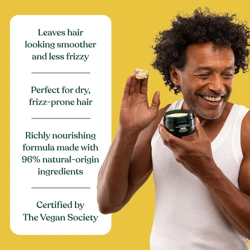 Vista 5 de The Body Shop Banana Truly - Mascarilla nutritiva para el cabello, 8.2 onzas líquidas (vegana)