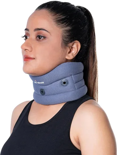 Vista 10 de Wonder Care Collar Cervical para Dormir Soporte Cervical Ajustable Alivio de la Presión de la Columna Cervical Ideal para Viajes, Trabajadores
