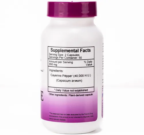 Vista 2 de Christopher's Original Formulas Cápsulas de Cayena, suplemento herbario para circulación y digestión, 100 cápsulas