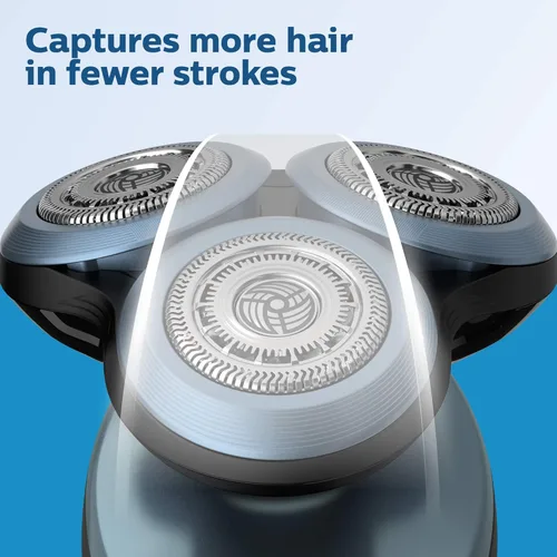 Vista 6 de Philips Norelco Cabezales de afeitar originales SH60/72 compatibles con Norelco Shaver Series 6000