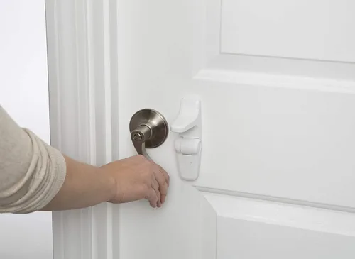 Vista 8 de Safety 1st Outsmart - Cerradura de manija de palanca, blanco, 4