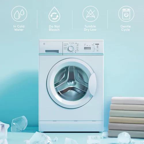 Vista 6 de Comfort Spaces - Sábana bajera Coolmax supersuave y resistente a la decoloración que absorbe la humedad con elásticos alrededor que se adapta a