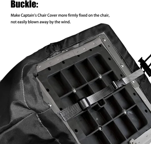 Vista 3 de SoGuDio CYZDYZ-2p-001 - Funda de asiento plegable para barco, 420D, impermeable, resistente a la intemperie, para silla de pesca remolcable