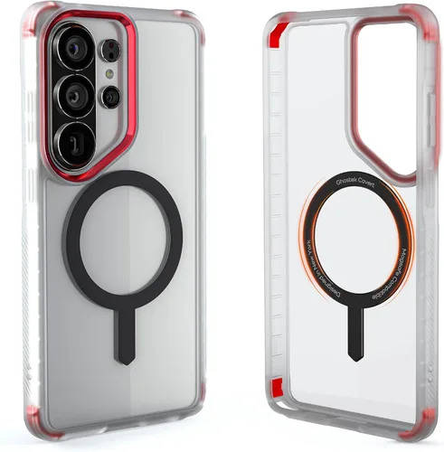 Vista 108 de Ghostek COVERT - Funda rosa para Galaxy Z Flip 4 para mujeres y niñas, protección completa de bisagra y parte trasera transparente, duradera
