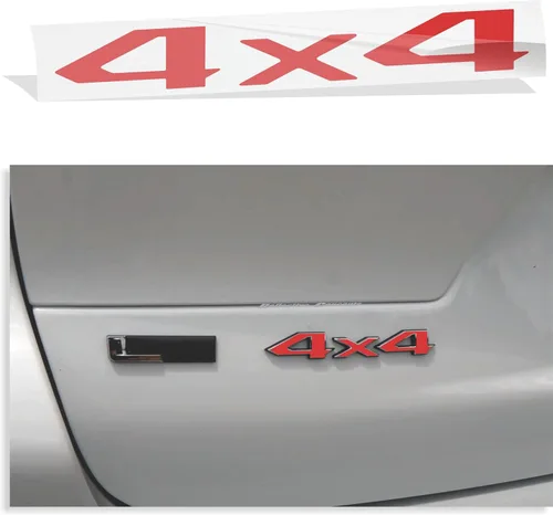 Vista 19 de 2022-2025 Jeep Grand Cherokee, Grand Cherokee L - Adhesivos de calcomanía para emblemas 4x4 - (Color: Rosa Caliente)