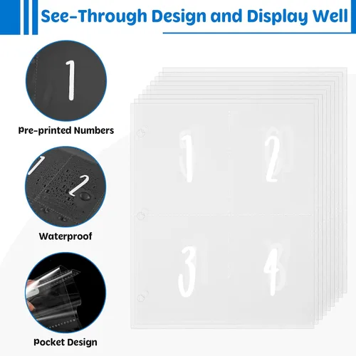 Vista 4 de Carpeta de Desafío de Dinero con 100 Sobres y Rastreador Laminado, Carpeta de Presupuesto con Sobres de Efectivo, Libro de Ahorros con Cremallera