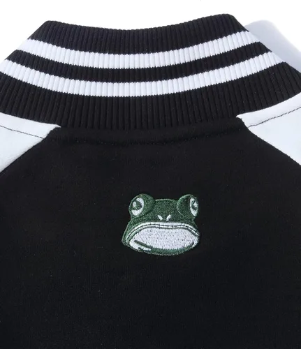 Vista 6 de Niepce Inc Chaqueta universitaria de béisbol bordada japonesa para hombre