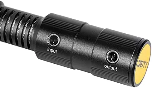 Vista 5 de Deity V-Mic D4 Mini micrófono para entrevista en la cámara, súper cardioide compacto, perfecto para cámara de bolsillo Vlog DSLR, podcast, dictado