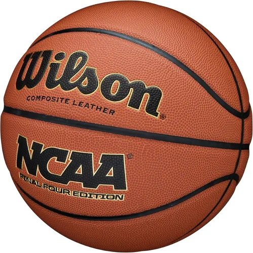 Vista 2 de Wilson NCAA Final Four Edition Balón de baloncesto para interiores y exteriores - Tamaño 6 - 28.5 pulgadas, Marrón