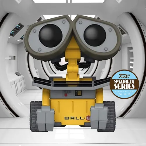 Vista 3 de Funko Charging Wall-E Specialty Series Pop Protector Bundle – Disney Charging Wall-E Specialty Series Pop Figurine 3.75 pulgadas con funda