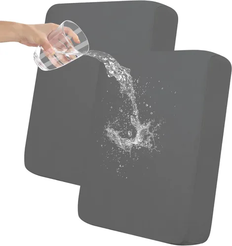 Vista 40 de Easy-Going Funda de cojín 100% impermeable para asiento de sofá, funda de cojín elástica de muebles, para niños, mascotas, cojín de sofá biplaza
