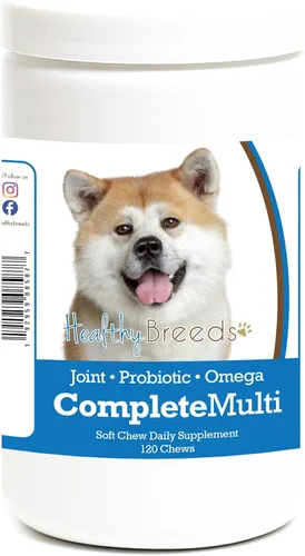 Vista 43 de Healthy Breeds Boxer todo en uno multivitamínico suave masticable 120