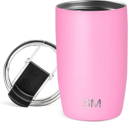 Vista 46 de Simple Modern Taza de café de viaje Tumbler con tapa abatible Reutilizable, aislada, de acero inoxidable, taza de café helado Cold Brew, termo