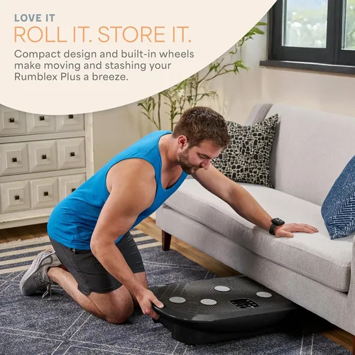 Vista 7 de Lifepro Rumblex Plus/Pro 4D Vibration Plate for Lymphatic Drainage — Triple Motor Whole Body Vibration Platform Machine for Muscle Toning — 7