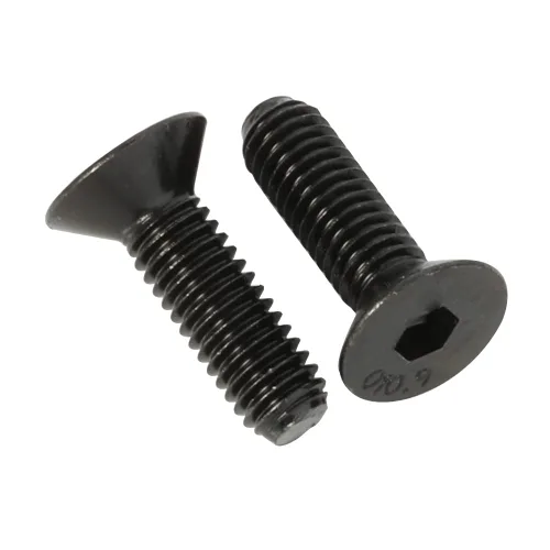 Vista 3 de Tornillos avellanados de cabeza plana M8-0.049 x 2.559 in, acero de aleación de grado 10.9, totalmente roscado, Allen Socket Drive, 10