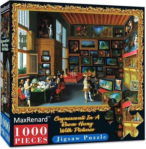 Vista 16 de MaxRenard Juego 1000 Piezas Rompecabezas Colección de Arte Fino Juguete Leonardo Da Vinci Mona Lisa