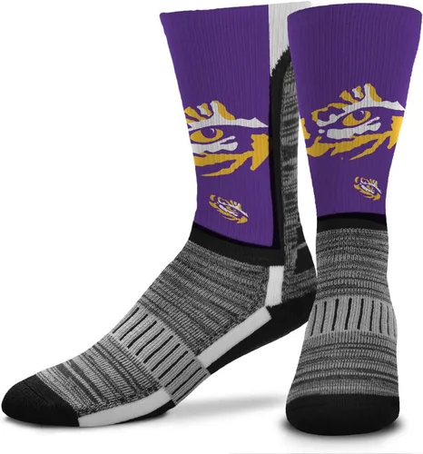 Vista 49 de For Bare Feet NCAA Adult State and University Crew Socks - Polyester blend - Unisex - High-performance socks provide