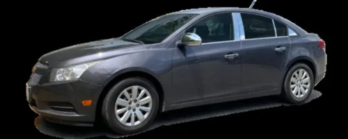 Vista 2 de QAA Es compatible con Chevrolet Cruze 2011-2015 4 piezas de poste de pilar inoxidable PP51145