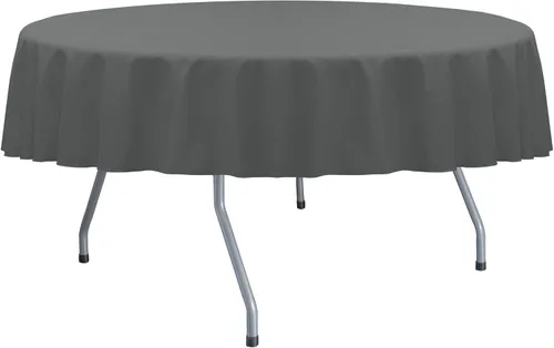 Vista 14 de ULTIMATE TEXTILE Cotton-Feel - Mantel redondo de comedor fino de 72 pulgadas, color verde salvia