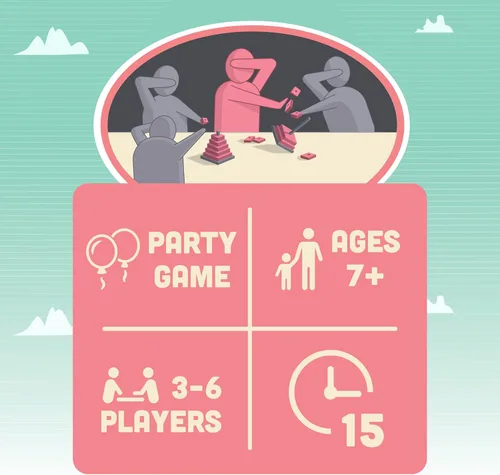 Vista 2 de Exploding Kittens - Juego de cartas Wombat mano a mano, divertidos juegos de cartas familiares para adultos, adolescentes y niños, divertidos