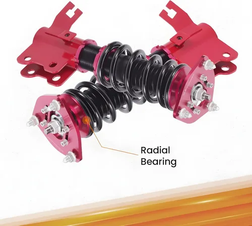 Vista 7 de maXpeedingrods Coilovers para Nissan S14 240SX 1995-1998, kit de suspensión de bobinas de altura ajustable, kit de reducción de amortiguador