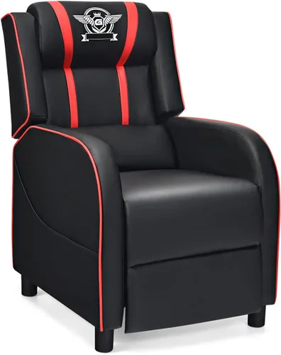 Vista 9 de DORTALA Silla de masaje para adultos, sofá reclinable ajustable con reposapiés y función de masaje, reclinable ajustable para sala de estar, asiento