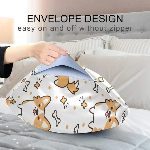 Vista 152 de Fundas de almohada Blueangle con diseño de rayas de béisbol – Fundas de almohada suaves y transpirables – Lavables a máquina – Fundas de almohada