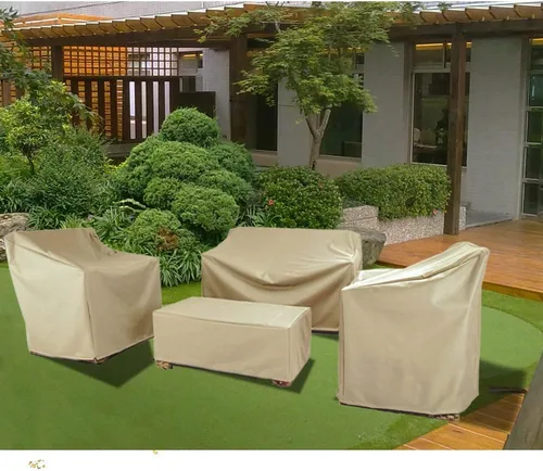 Vista 2 de Fundas para Muebles de Patio, Funda para Muebles de Exterior Impermeable, Fundas de Juego de Muebles de Patio para Juego de Conversación al Aire