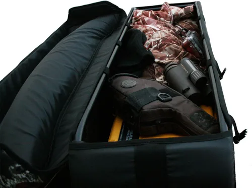 Vista 4 de ATV TEK Arch Series Bolsa de expedición para caza y pesca, bolsa de carga para la parte trasera de ATV/UTV - Kings Mountain Shadow Camo