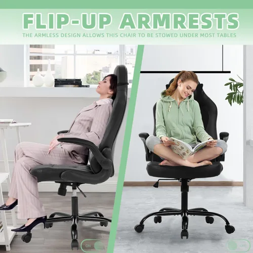 Vista 4 de Silla de juegos barata para PC, silla ergonómica de oficina, silla de computadora, silla reclinable, sillas de videojuegos para niños, silla