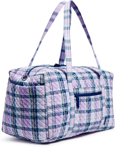 Vista 2 de Vera Bradley - Bolsa de viaje grande de algodón para mujer