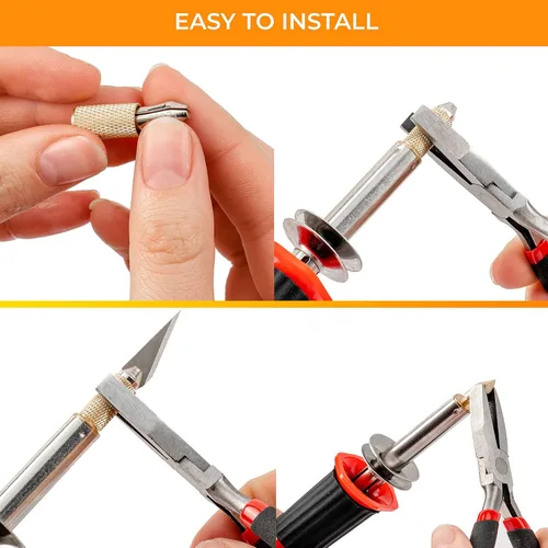 Vista 9 de Kit de combustión de madera, 22 unidades, bolígrafo de temperatura ajustable con 18 puntas y accesorios, todo en un estuche de almacenamiento