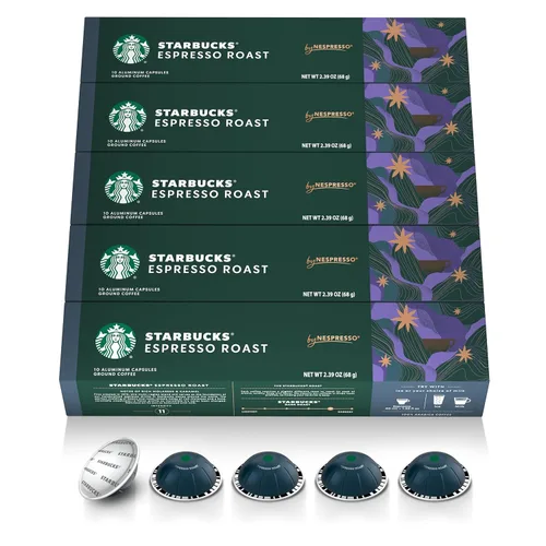 Vista 12 de Starbucks by Nespresso Cápsulas de café para máquinas Nespresso Vertuo - Rubia Espresso ASEADO - 50 CUENTA