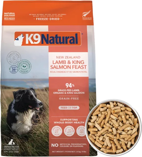 Vista 28 de K9 Natural Carne Liofilizada para Perros, Comida Completa Natural de Alta Carne o Aditivo para Comida para Perros, Carne Alimentada con Pasto